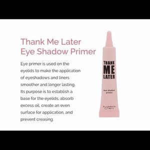 ✨elizabeth mott THANK ME LATER eyeshadow primer✨